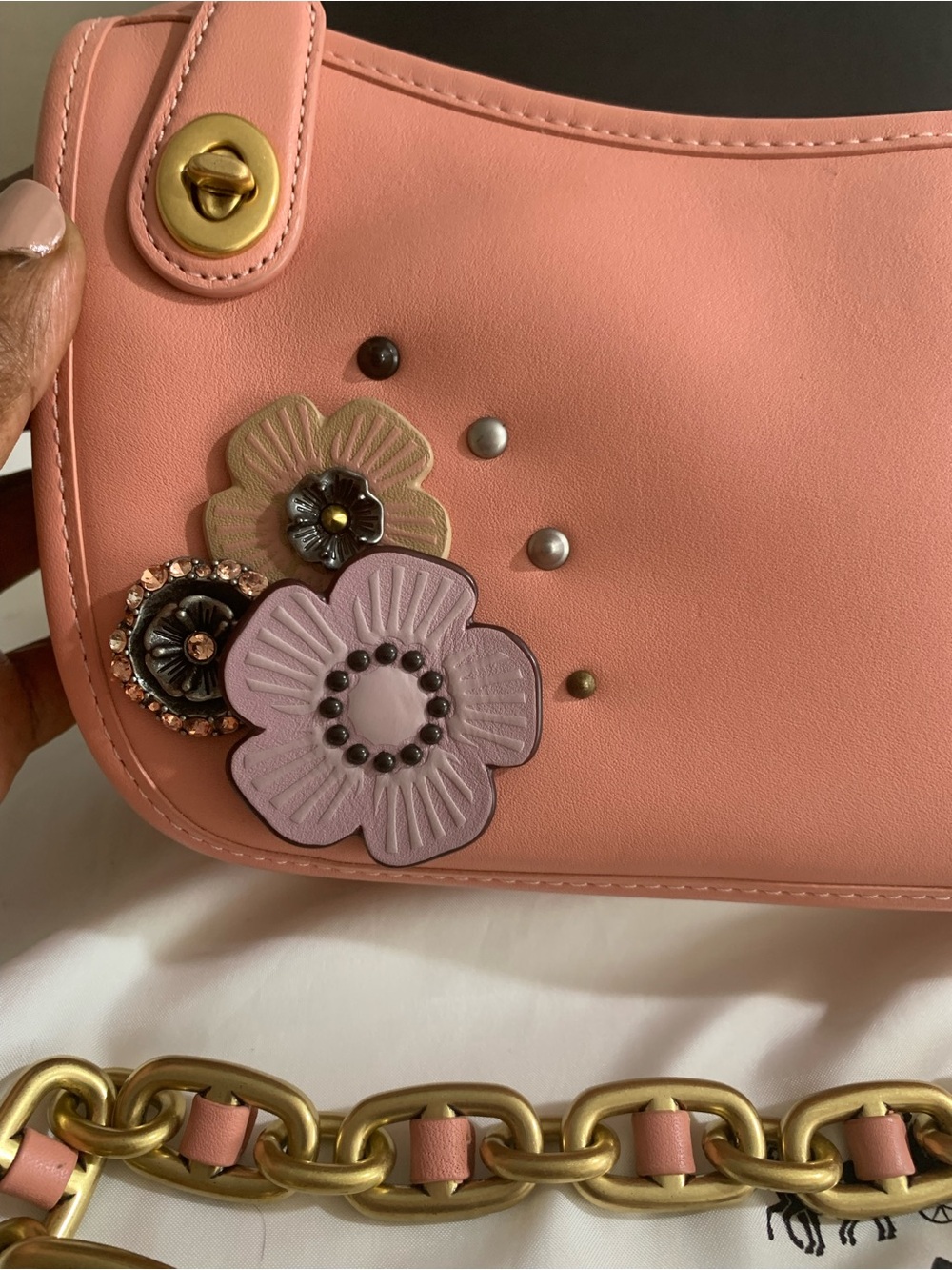 NWOT Coach 1941 Swinger C5430 Candy Pink - Picture 4 of 5